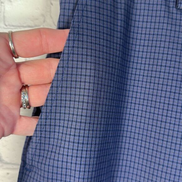 Brooks Brothers Mens Lightweight Advantage Chino Clark Blue Stretch Pants W36/L3 - Picture 3 of 10